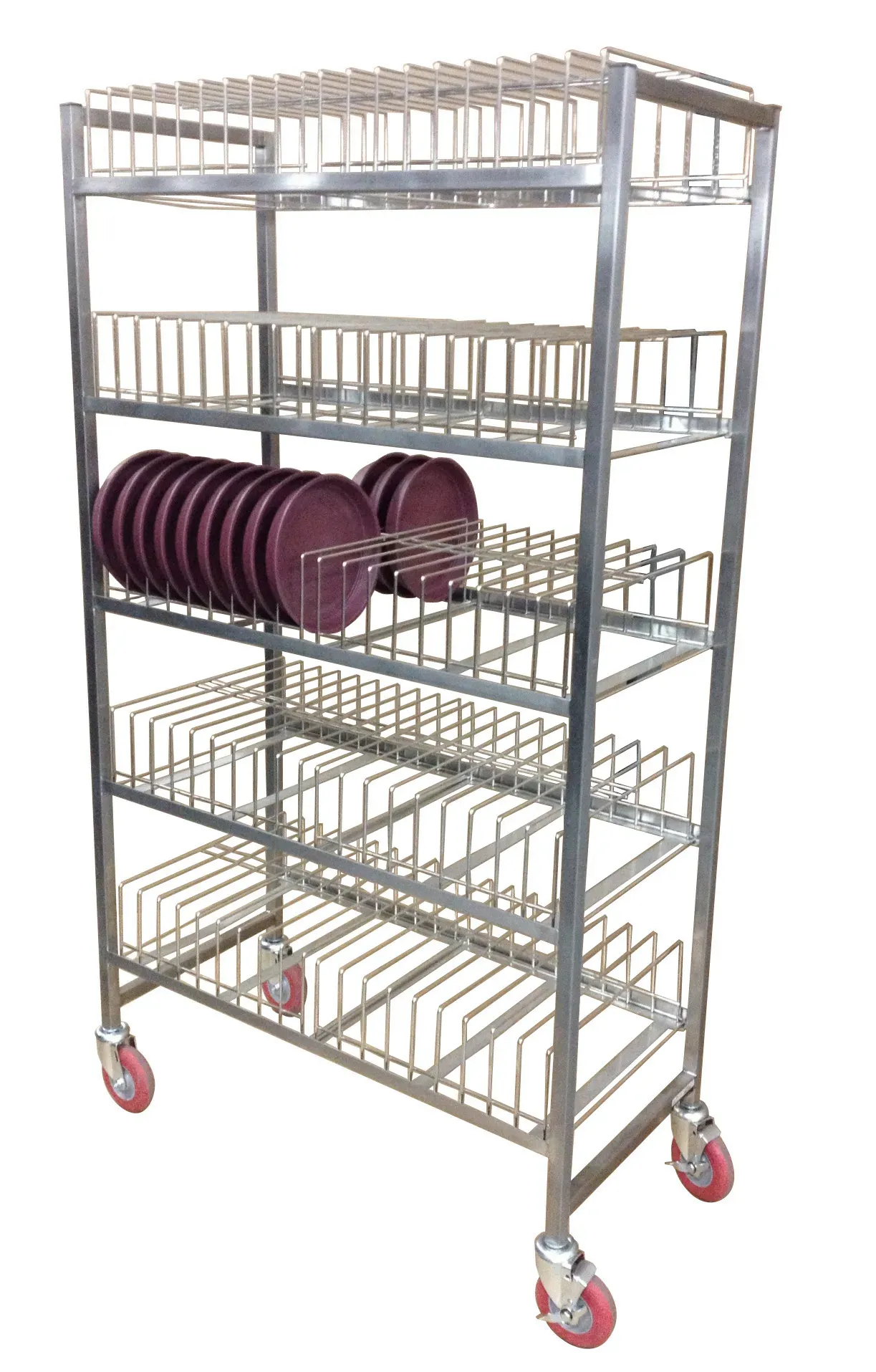 Carter-Hoffmann BSR180, Cart, Dome/Base/Pellet, 180 Induction Bases, Made In USA, Stainless Steel