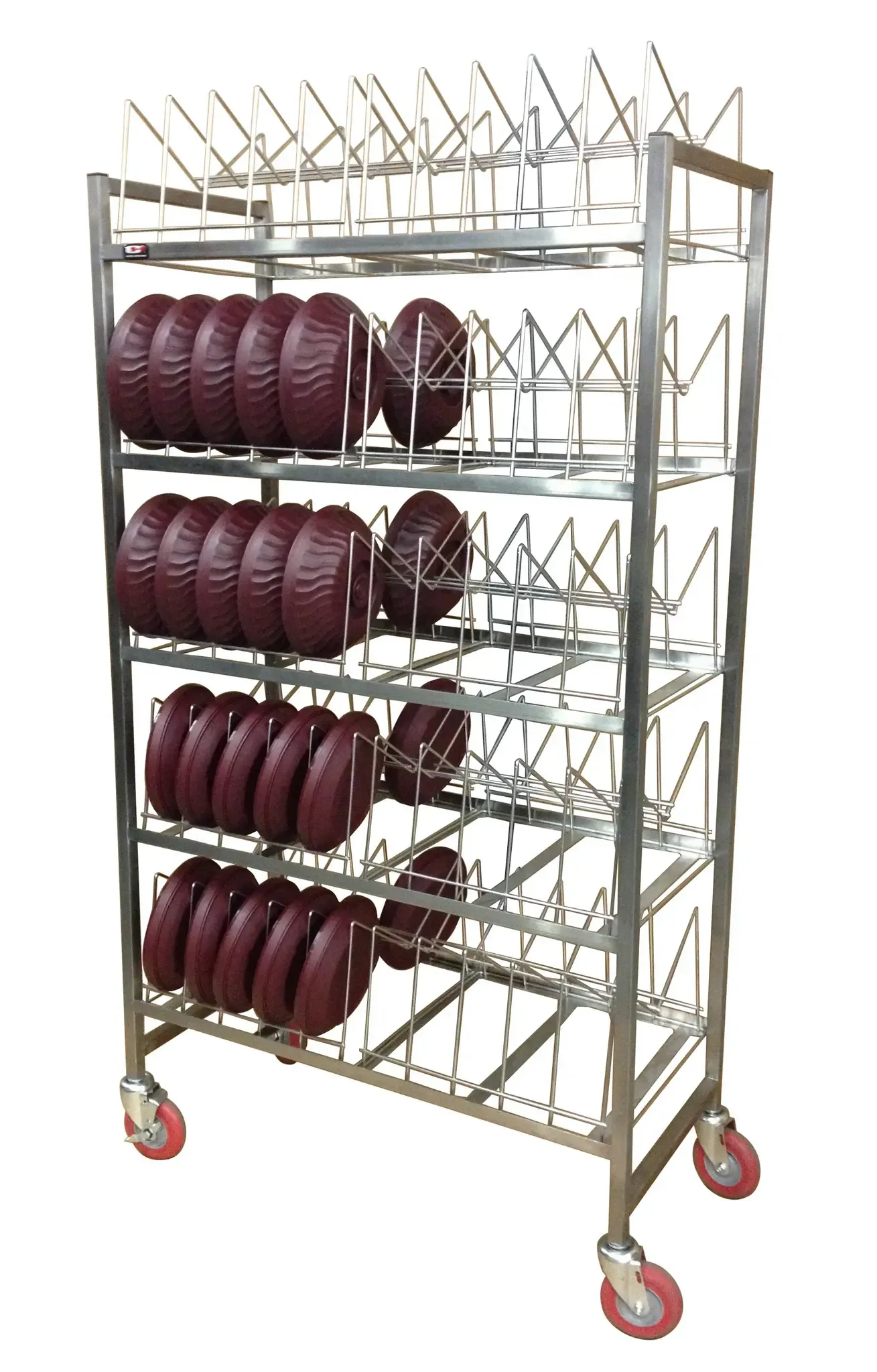 Carter-Hoffmann DMR50, Cart, Dome/Base/Pellet, 100 Liners, Made In USA, Stainless Steel