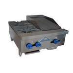 Comstock-Castle , FHP24-12-1LB, Griddle / Charbroiler, Gas, Countertop