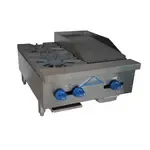 Comstock-Castle , FHP24-12-1LB, Griddle / Charbroiler, Gas, Countertop