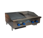 Comstock-Castle , FHP36-18-1.5RB, Griddle / Charbroiler, Gas, Countertop
