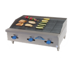 Comstock-Castle , FHP36-3LB, Charbroiler, Gas, Countertop