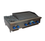 Comstock-Castle , FHP42-2.5RB, Charbroiler / Hotplate, Gas, Countertop