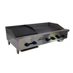 Comstock-Castle , FHP48-30T-1.5RB, Griddle / Charbroiler, Gas, Countertop