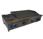 Comstock-Castle , FHP48-3LB, Charbroiler / Hotplate, Gas, Countertop