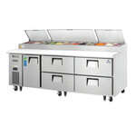 Everest Refrigeration , EPPR3-D4, Refrigerated Counter, Pizza Prep Table