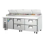 Everest Refrigeration , EPPR3-D4, Refrigerated Counter, Pizza Prep Table