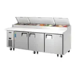 Everest Refrigeration , EPPR3, Refrigerated Counter, Pizza Prep Table