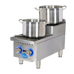 Globe , GHPSU212G, Hotplate, Countertop, Gas