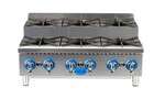 Globe , GHPSU636G, Hotplate, Countertop, Gas