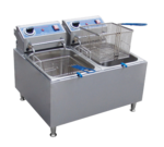 Globe , PF32E, Fryer, Electric, Countertop, Split Pot