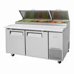 Turbo Air , TPR-67SD-N, Refrigerated Counter, Pizza Prep Table