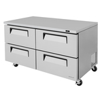 Turbo Air , TUR-60SD-D4-N, Refrigerator, Undercounter, Reach-In